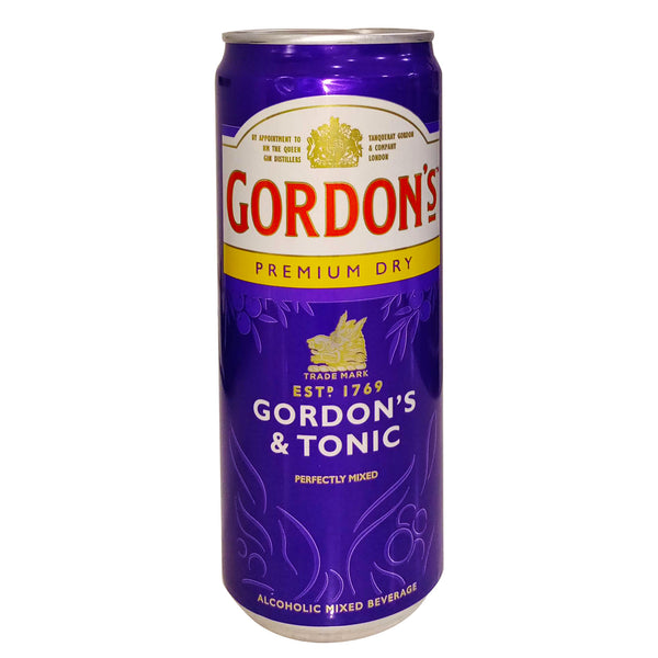 GORDONS & TONIC 250 ml x 12 Can