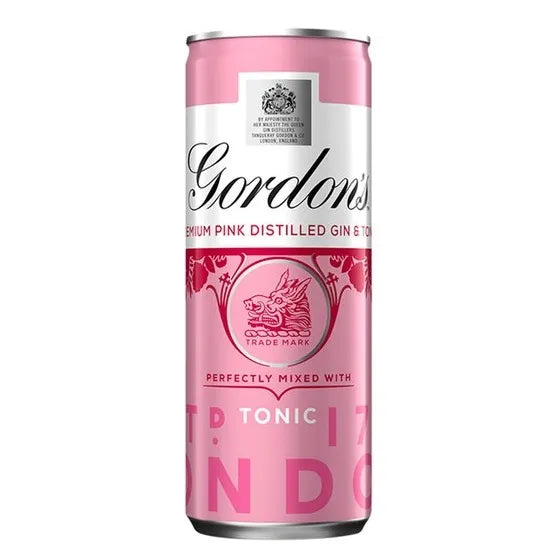 GORDONS PINK & TONIC 250 ml x 12 Can
